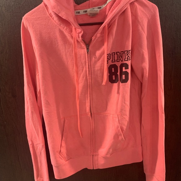 PINK Sweatshirt Jacket - Picture 1 of 3